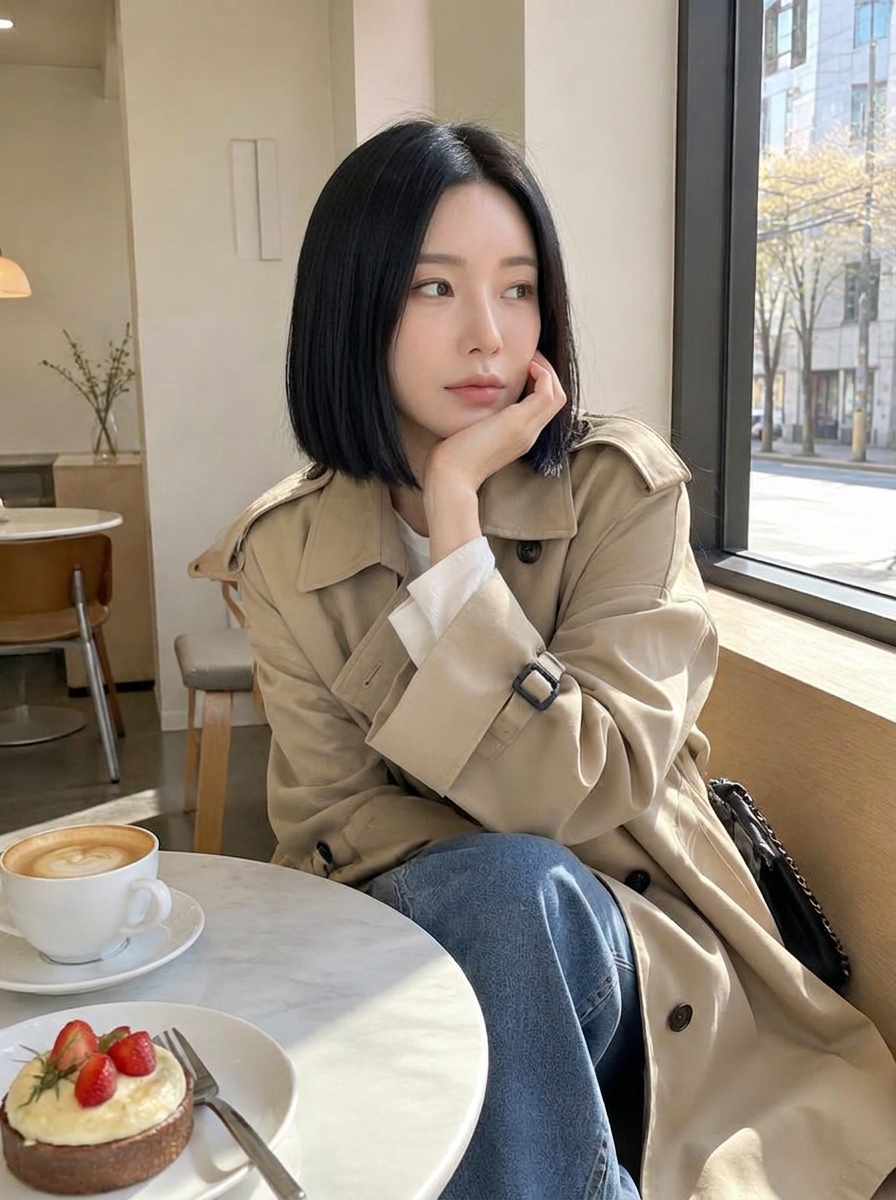 여성복 크리에이터 무드 예시